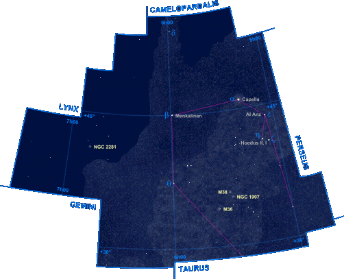 Mapa shvezdia Povoznk