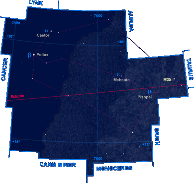 Mapa shvezdia Blenci