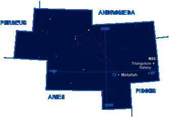 Mapa shvezdia Trojuholnk
