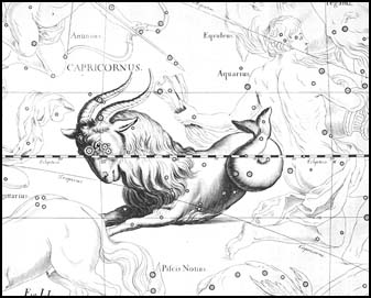 Kozoroec z atlasu J. Hevelia