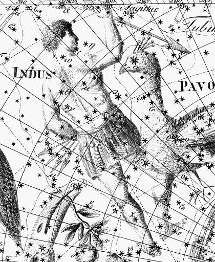 Indin z atlasu J. Bodeho