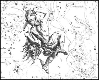 Perzeus z atlasu J. Hevelia