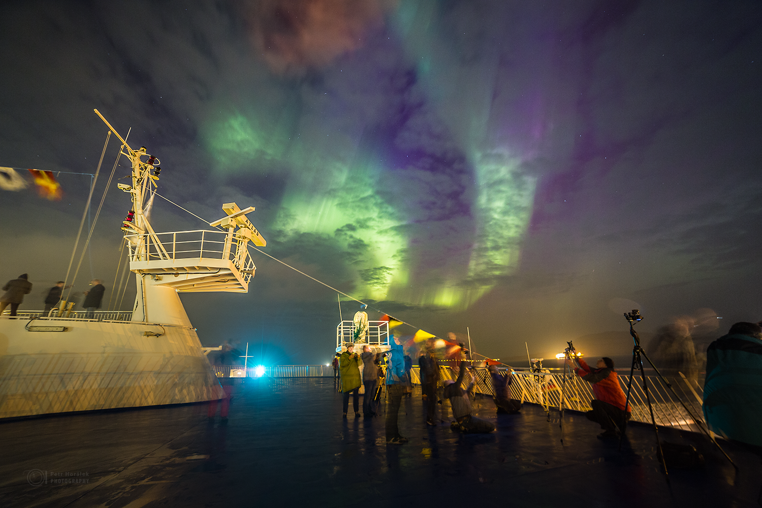 the auroral impact over torshavn