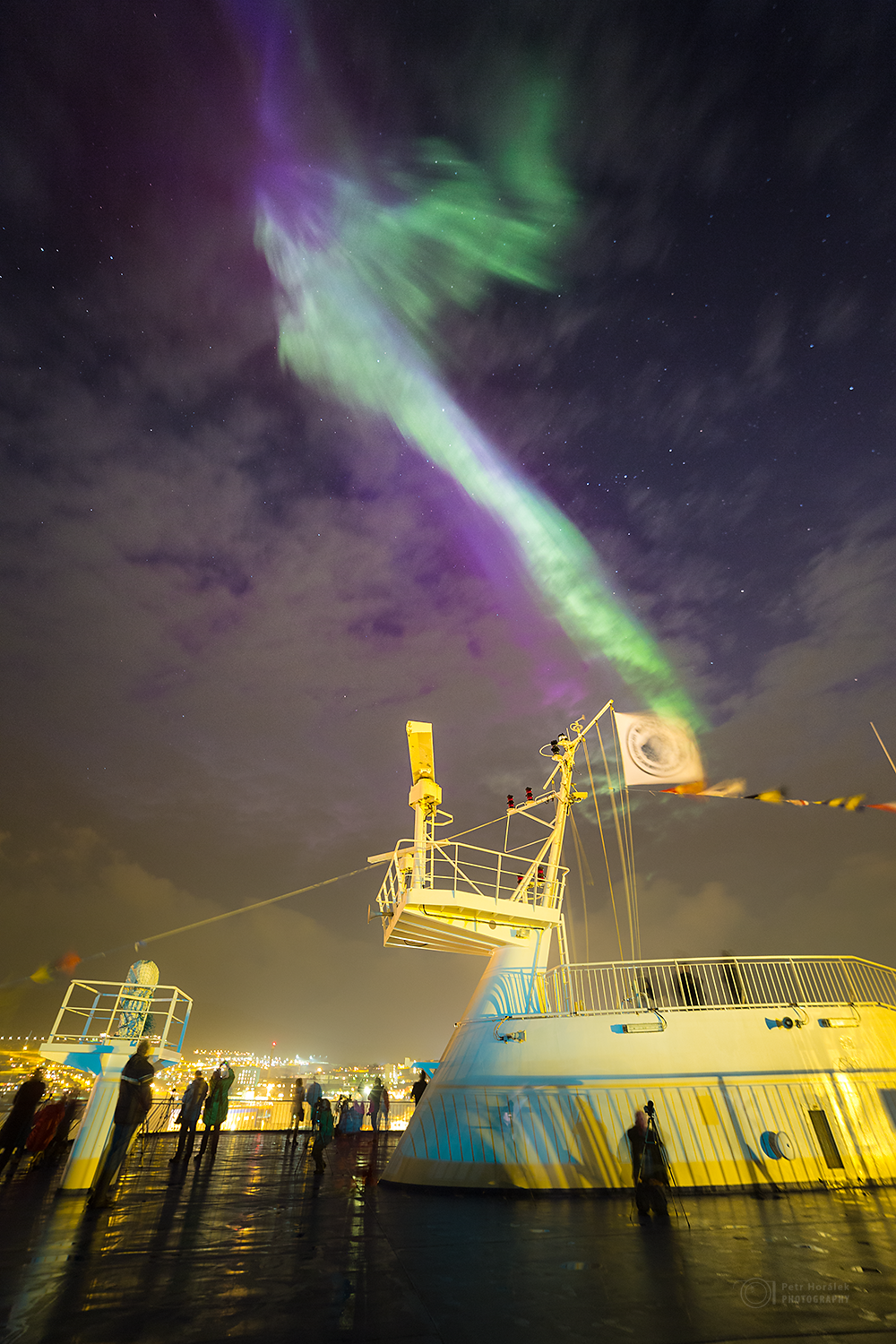 the auroral impact over torshavn